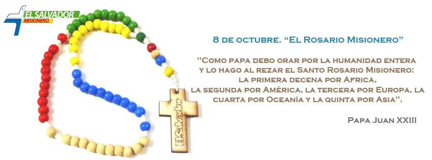 En la cabeza de A través de sol 8 de octubre: El Rosario misionero - El Salvador Misionero